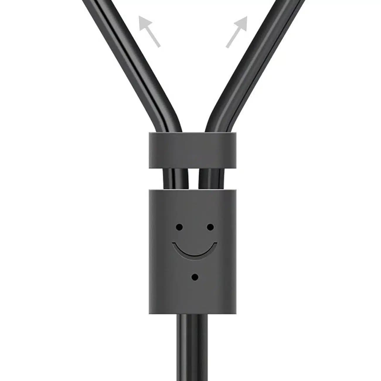 Ugreen AV102 10588 καλώδιο ήχου mini jack 3.5mm (θηλυκό) - 2RCA (αρσενικό) 1m - γκρι 2