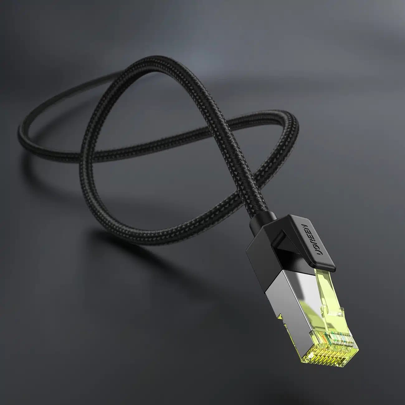 Ugreen NW150 80423 Καλώδιο Ethernet RJ45 Cat 7 10Gbps 2m - Μαύρο 6