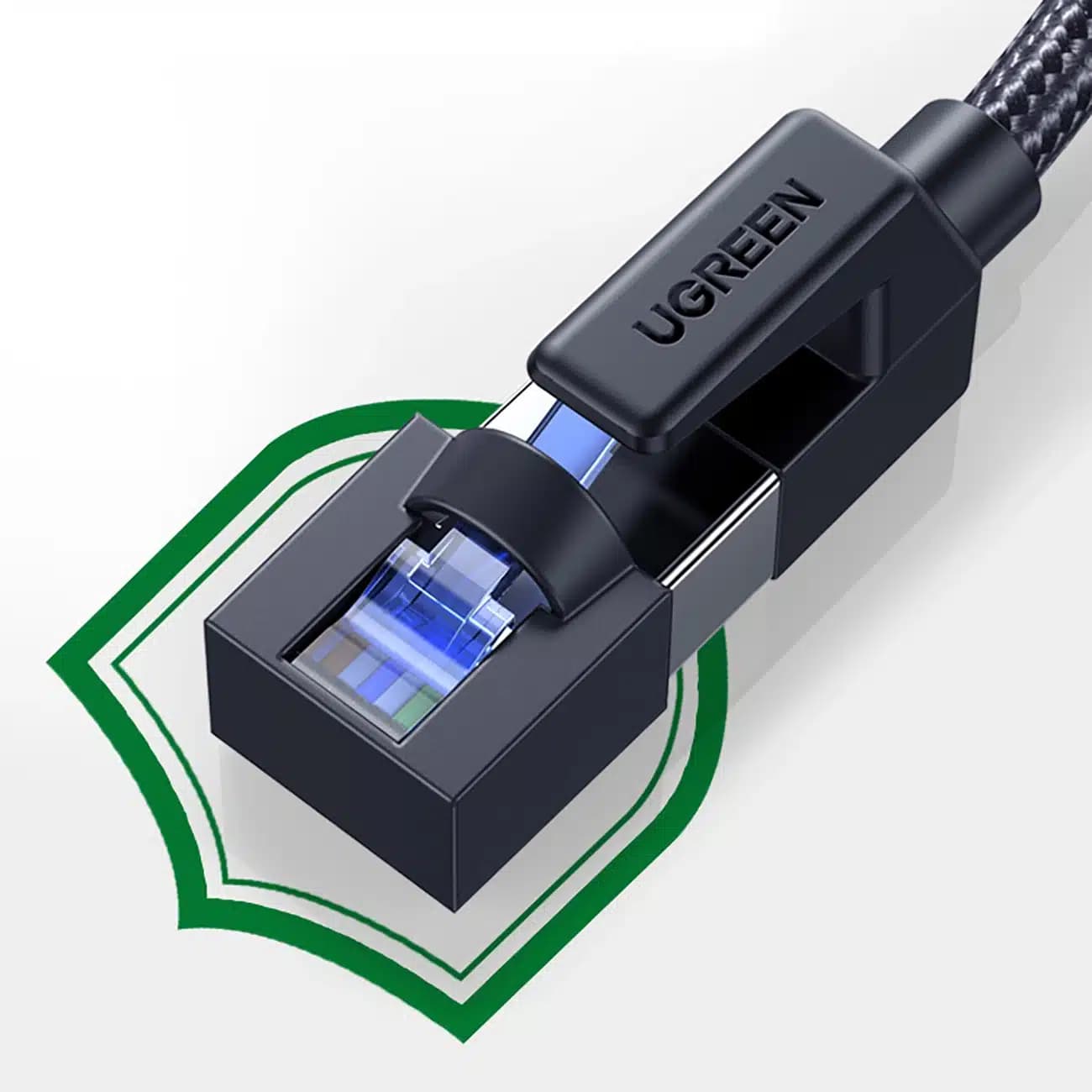 Ugreen NW153 Καλώδιο Ethernet RJ45 Cat8 με Χάλκινο Πυρήνα 1.5m - Μαύρο 12