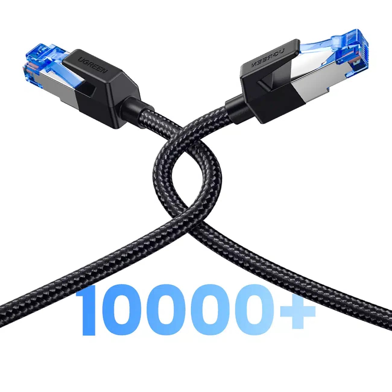 Ugreen NW153 Καλώδιο Ethernet RJ45 Cat8 με Χάλκινο Πυρήνα 1.5m - Μαύρο 16