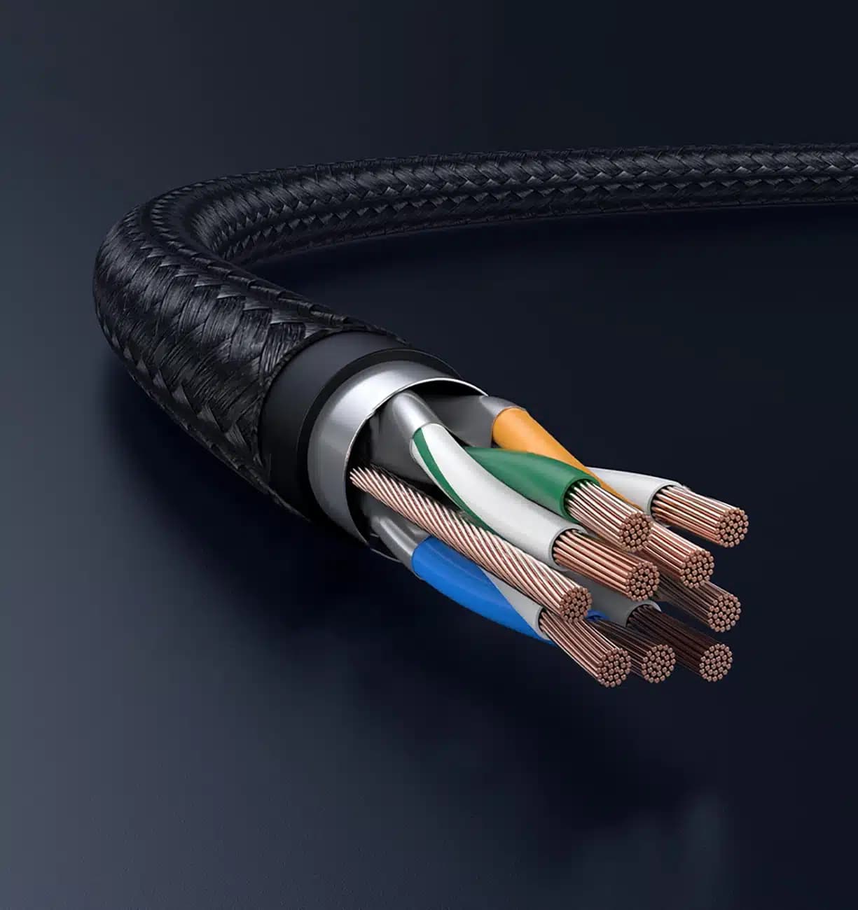 Ugreen NW153 Καλώδιο Ethernet RJ45 Cat8 με Χάλκινο Πυρήνα 1.5m - Μαύρο 18
