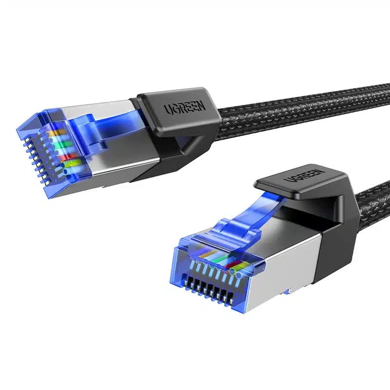 Ugreen NW153 Καλώδιο Ethernet RJ45 Cat8 με Χάλκινο Πυρήνα 1.5m - Μαύρο