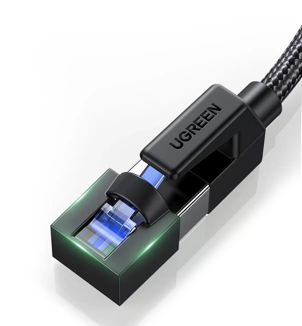 Ugreen NW153 Καλώδιο Ethernet RJ45 Cat8 με Χάλκινο Πυρήνα 1.5m - Μαύρο 4