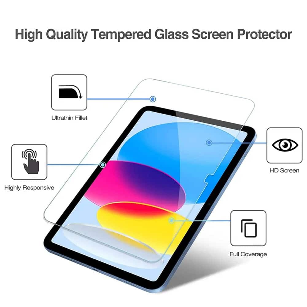 Lito - 2.5D Classic Glass - iPad 10 (2022) 10.9 - Διάφανο 5