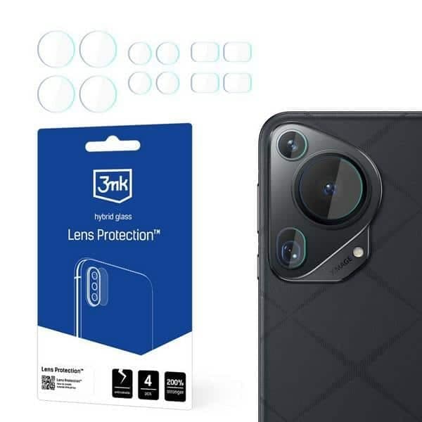 3MK Lens Protect Huawei Pura 70 Ultra Προστασία φακού κάμερας 4τμχ
