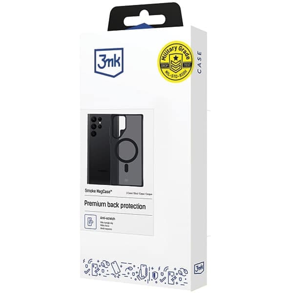 3MK Smoke MagCase - θήκη για Samsung Galaxy S22 Ultra 5G - Διάφανο 3