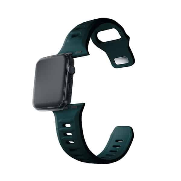 3MK Σιλικόνης Λουράκι Ρολογιού evergreen/zielony για Apple Watch 38/40/41mm 10