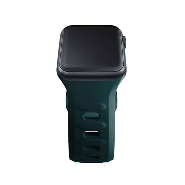 3MK Σιλικόνης Λουράκι Ρολογιού evergreen/zielony για Apple Watch 38/40/41mm 12
