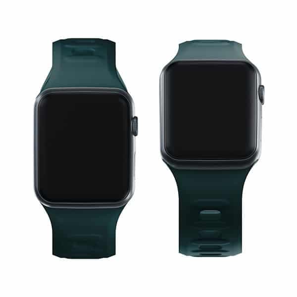 3MK Σιλικόνης Λουράκι Ρολογιού evergreen/zielony για Apple Watch 38/40/41mm 3