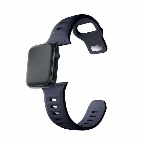 3MK Σιλικόνης Λουράκι Ρολογιού γκρι/γκρι για Apple Watch 38/40/41mm 10