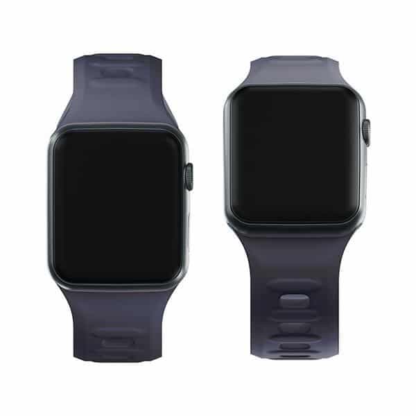 3MK Σιλικόνης Λουράκι Ρολογιού γκρι/γκρι για Apple Watch 38/40/41mm 3