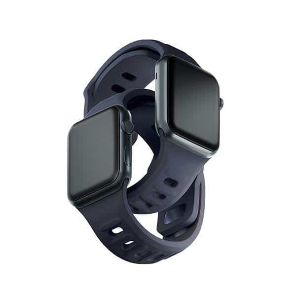 3MK Σιλικόνης Λουράκι Ρολογιού γκρι/γκρι για Apple Watch 42/44/45/49mm 13