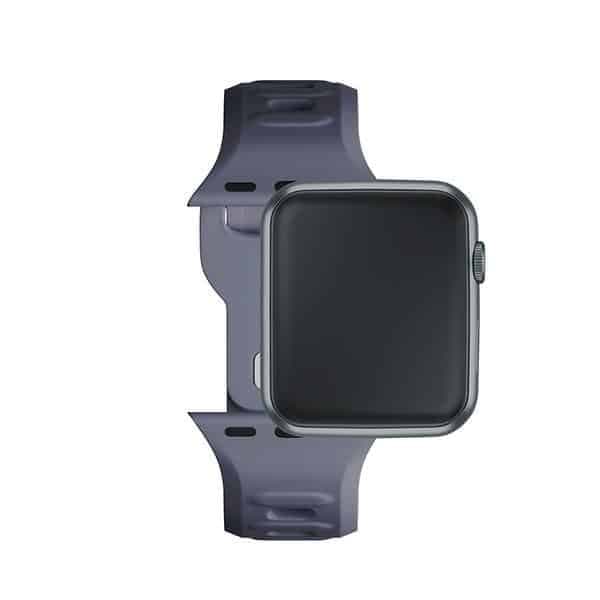 3MK Σιλικόνης Λουράκι Ρολογιού γκρι/γκρι για Apple Watch 42/44/45/49mm 9