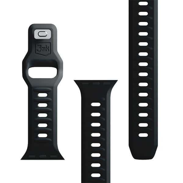3MK Σιλικόνης Λουράκι Ρολογιού μαύρο για Apple Watch 38/40/41mm 14