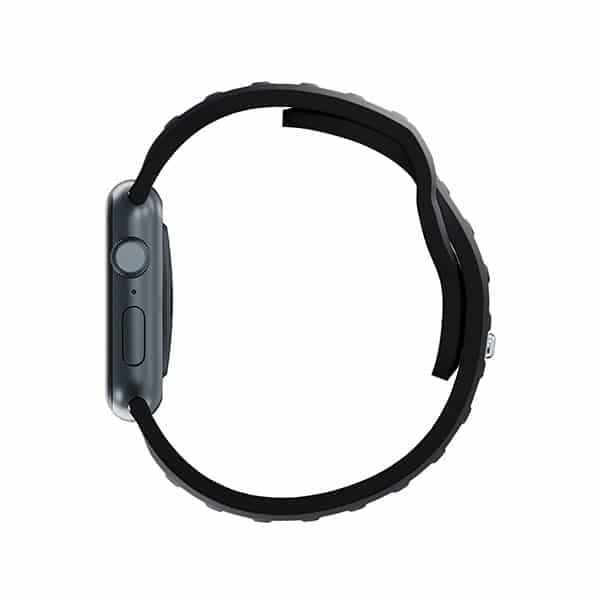 3MK Σιλικόνης Λουράκι Ρολογιού μαύρο για Apple Watch 38/40/41mm 2