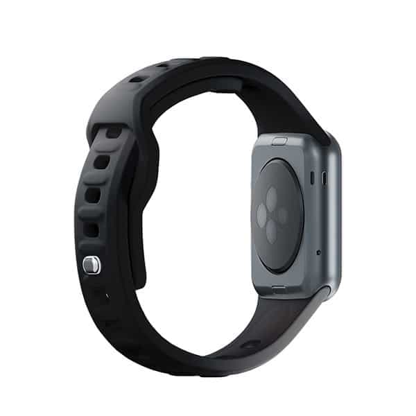 3MK Σιλικόνης Λουράκι Ρολογιού μαύρο για Apple Watch 38/40/41mm 4