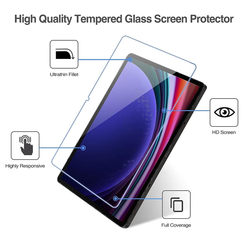 Lito - 2.5D Classic Glass - Samsung Galaxy Tab S9 / Tab S9 FE - Διάφανο 4