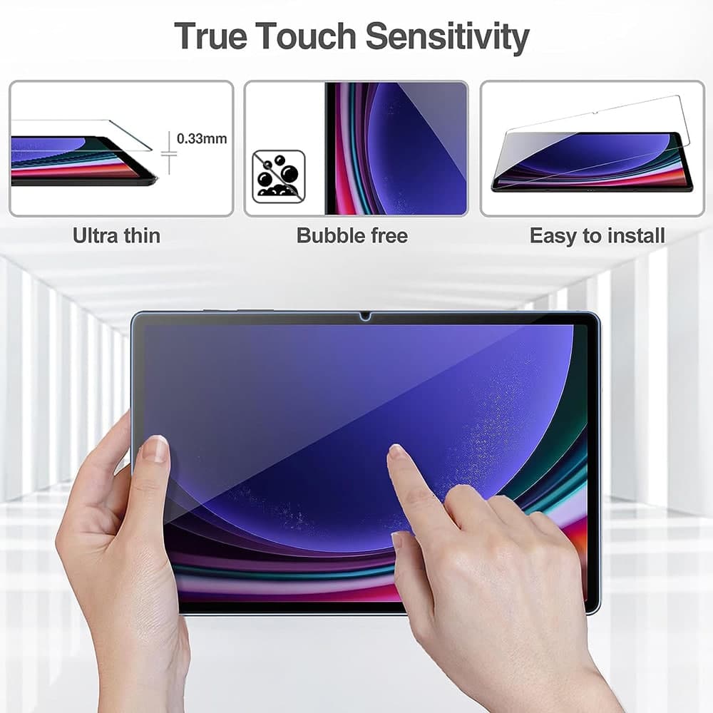 Lito - 2.5D Classic Glass - Samsung Galaxy Tab S9 Plus / Tab S9 FE Plus - Διάφανο 6