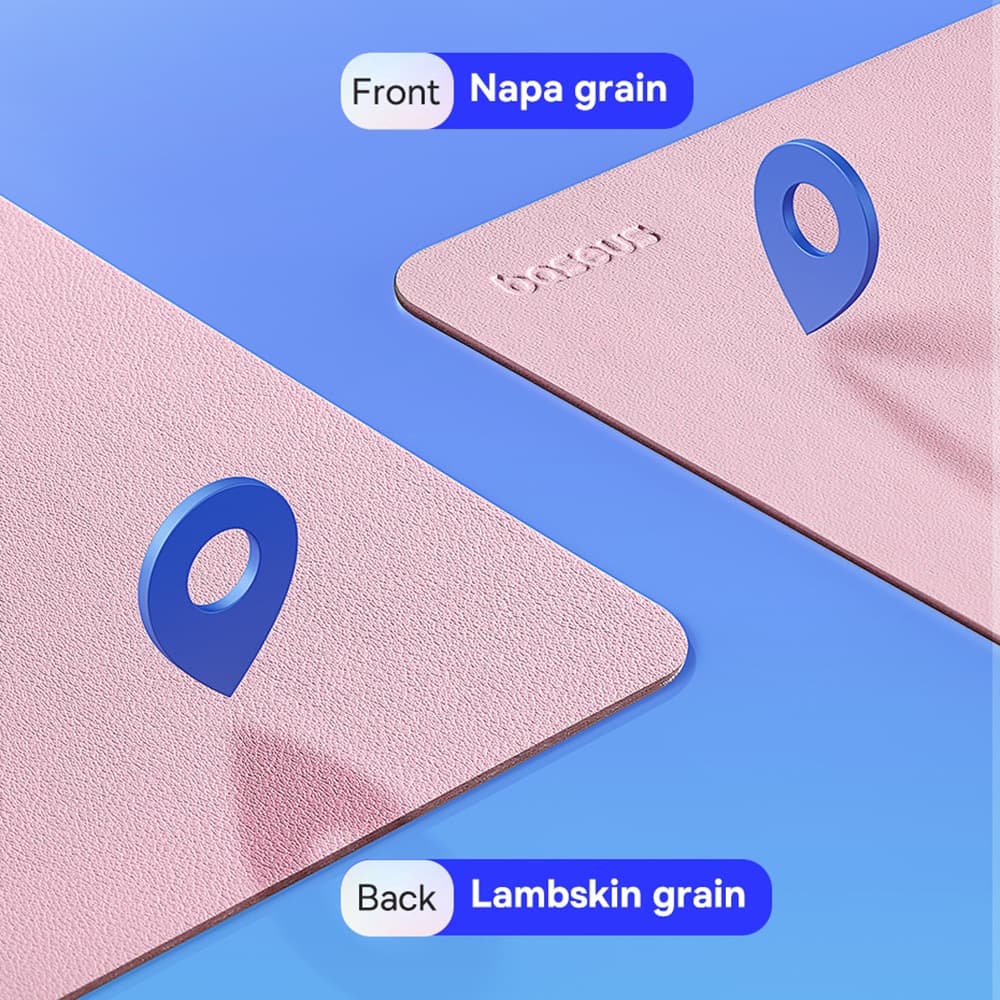 Baseus - Mousepad (B01055504511-00) - για Γραφείο, Gaming, Σπίτι, από Δέρμα PU - Νεφελώδες Μωβ 7