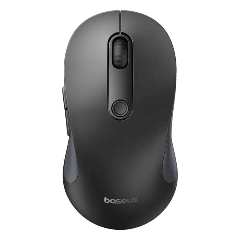 Baseus - Ασύρματο Ποντίκι F02 (B01055505111-01) - Bluetooth 5.2, 2.4G, 4000 DPI - Cluster Μαύρο