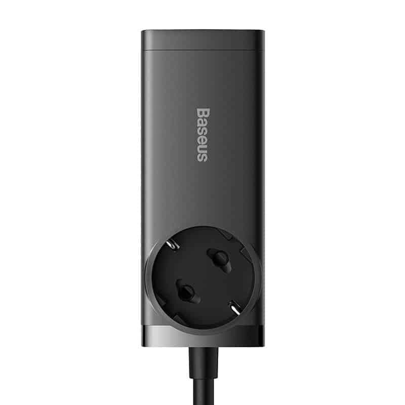 Baseus - Φορτιστής Τοίχου/Πολύπριζο (PSZM000401) - GaN3 Pro, 2xUSB, 2xUSB-C, AC, 100W - Μαύρο 3