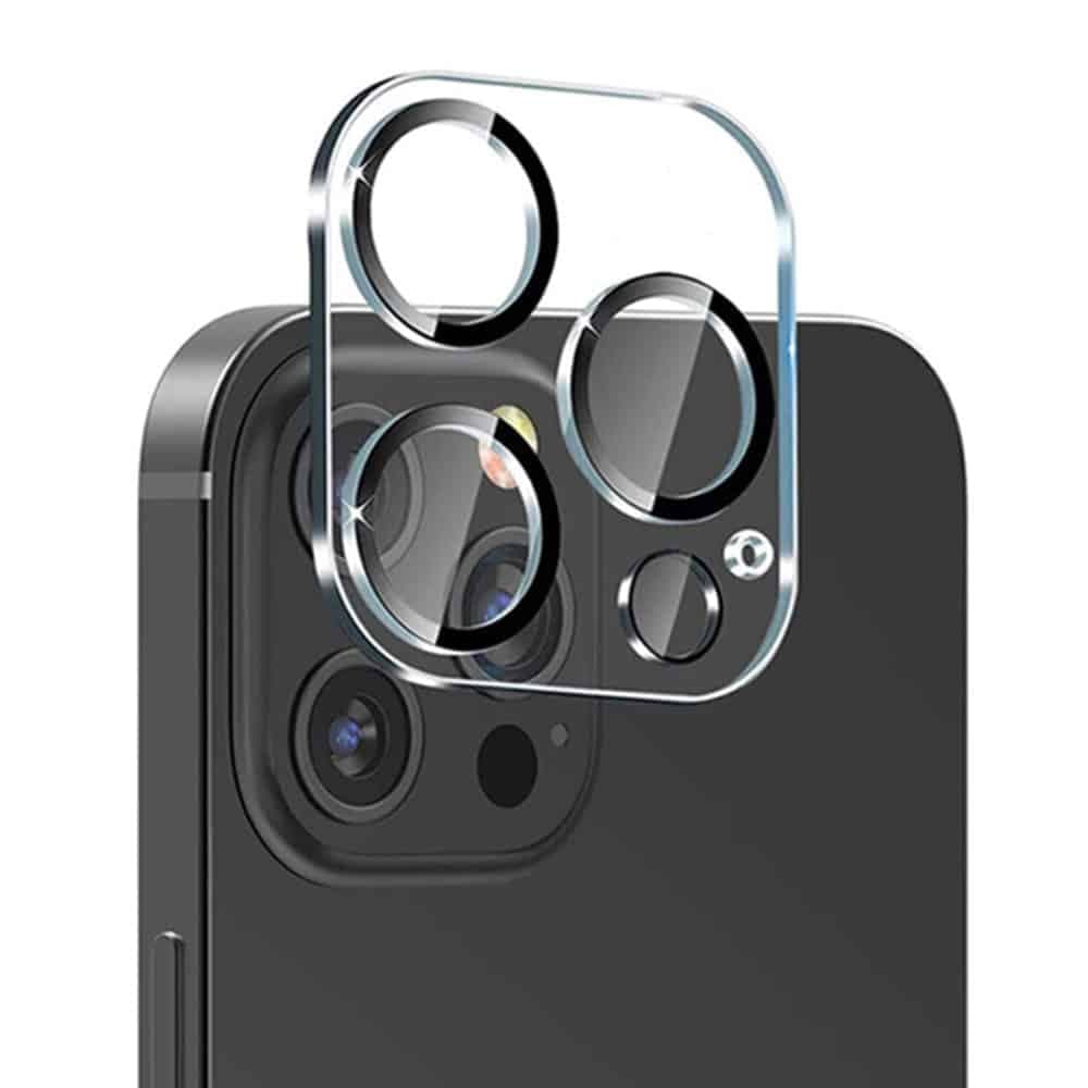 Lito - S+ Προστατευτικό Γυαλί Κάμερας - iPhone 13 Pro / 13 Pro Max - Μαύρο/Διάφανο 2