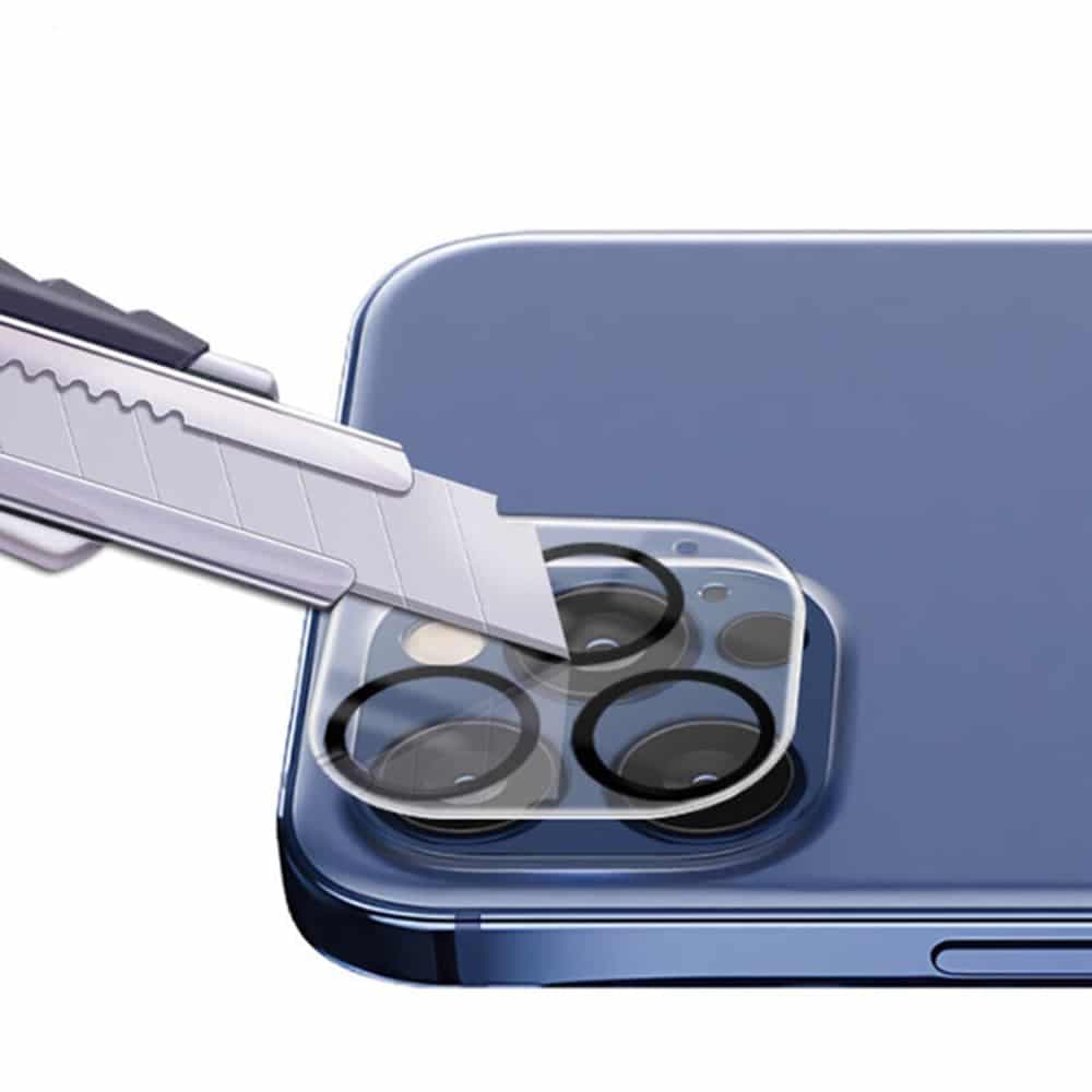 Lito - S+ Προστατευτικό Γυαλί Κάμερας - iPhone 13 Pro / 13 Pro Max - Μαύρο/Διάφανο 4