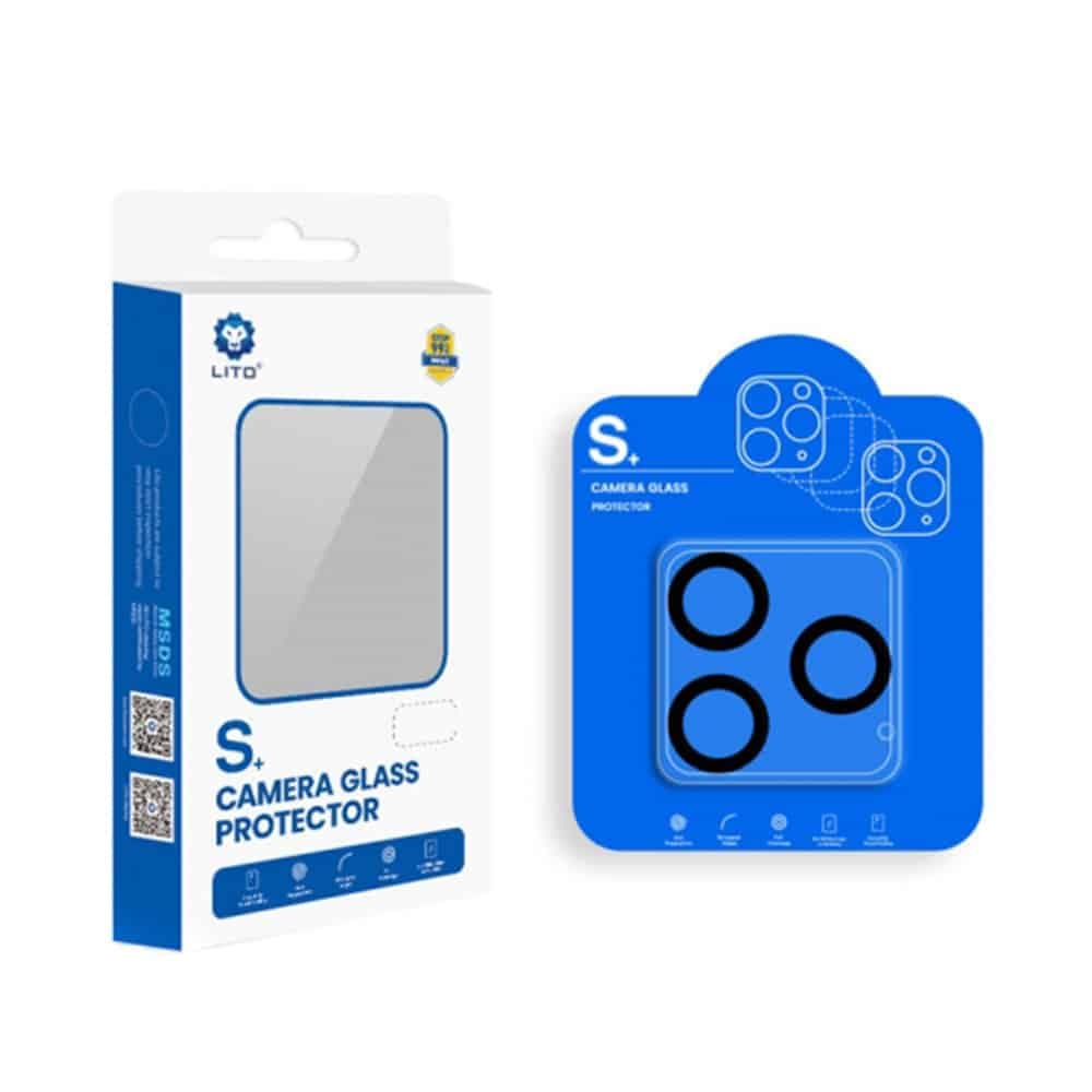 Lito - S+ Προστατευτικό Γυαλί Κάμερας - iPhone 13 Pro / 13 Pro Max - Μαύρο/Διάφανο 5