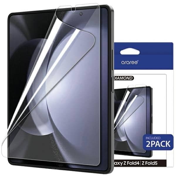 Araree Pure Diamond Sam Z Fold5 F946 Αντιβακτηριδιακή προστατευτική μεμβράνη 2τμχ AR30-01782A