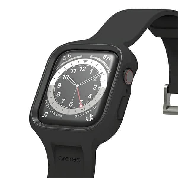 Araree Duple Pro - θήκη για Apple Watch 44/45mm / Series 4 5 6 7 8 9 SE 2 - Μαύρο