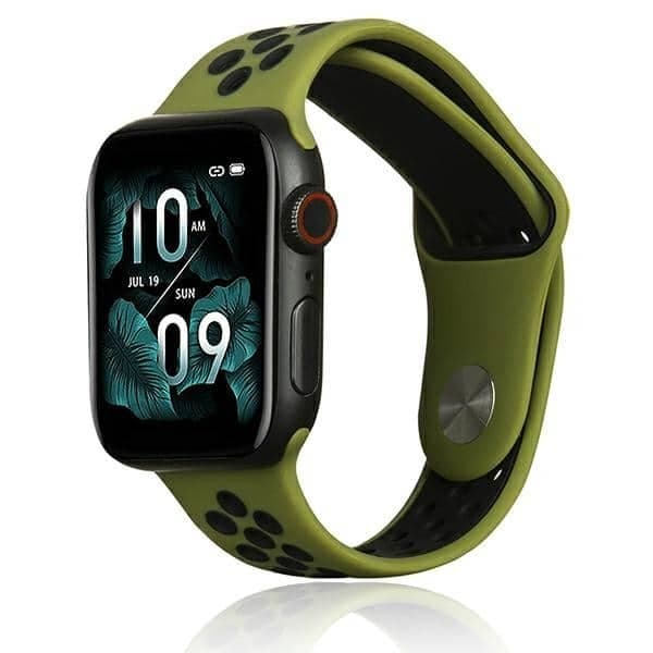 Beline pasek - θήκη για Apple Watch 42mm (1st gen) / 44mm 45mm 49mm SE 2 Ultra 1/2/3/4/5/6/7/8 - Πράσινο
