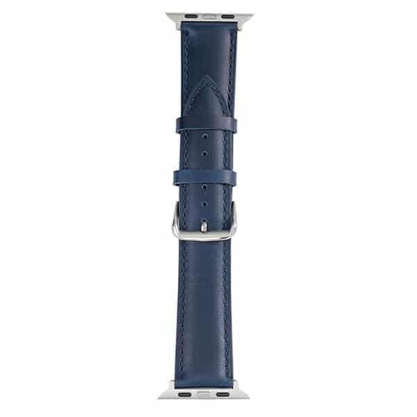 Beline pasek Apple Watch Leather 38/40/41mm niebieski /blue 2