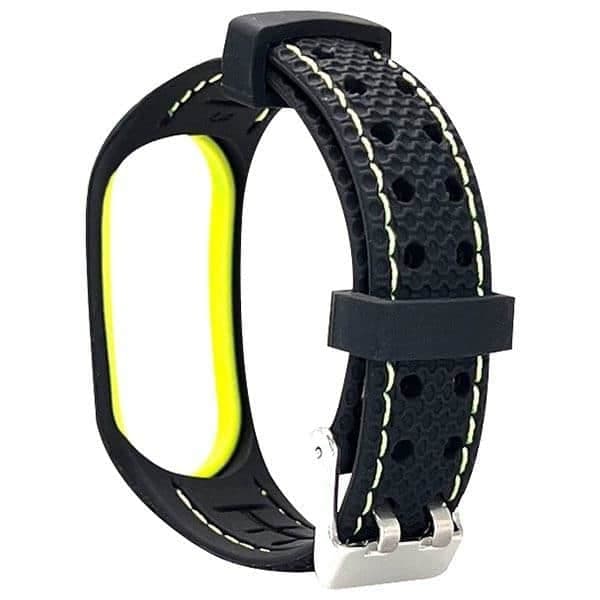 Beline λουράκι Mi Band 7 Sport μαύρο/λαχανί
