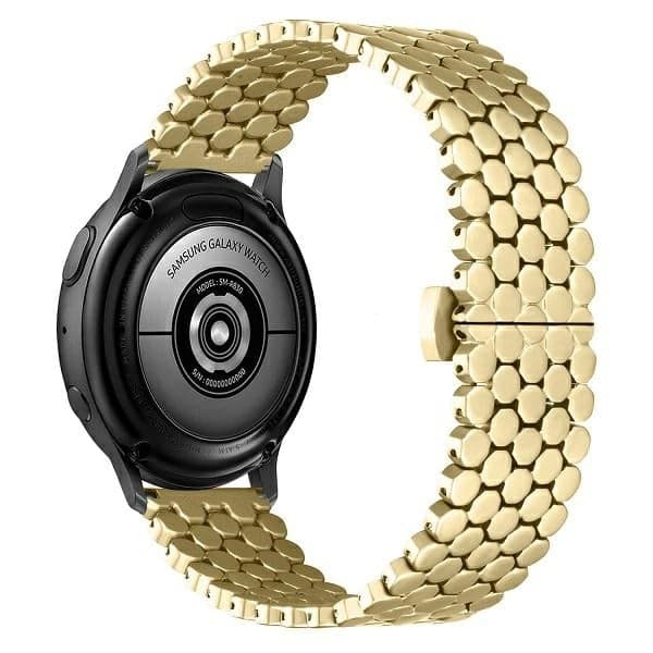 Beline μπρασελέ μεταλλικό ρολογιού 20mm Honeycomb χρυσό /gold box