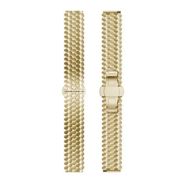 Beline μπρασελέ μεταλλικό ρολογιού 20mm Honeycomb χρυσό /gold box 2