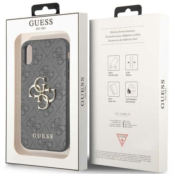 Guess Big Metal Logo - θήκη για Apple iPhone X/XS - Γκρι 7