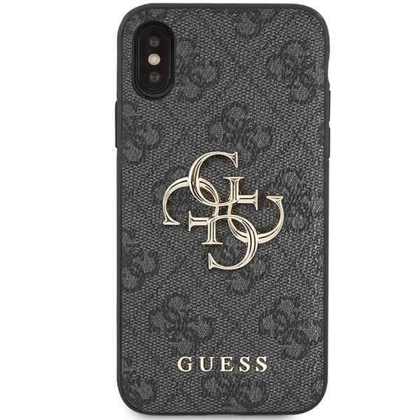 Guess Big Metal Logo - θήκη για Apple iPhone X/XS - Γκρι 3