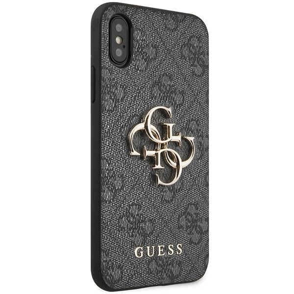 Guess Big Metal Logo - θήκη για Apple iPhone X/XS - Γκρι 4