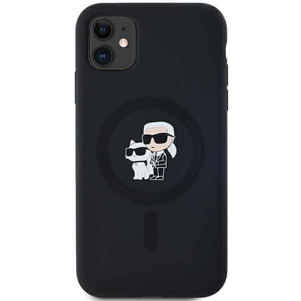 Karl Lagerfeld Silicone Karl & Choupette Magsafe - θήκη για Apple iPhone 11 - Μαύρο 3