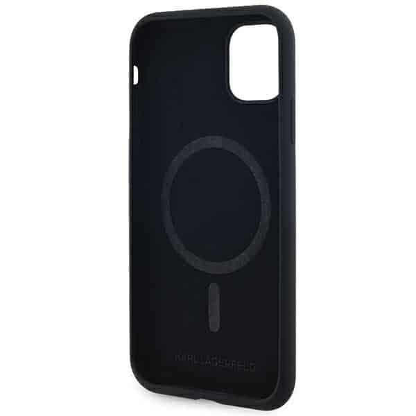 Karl Lagerfeld Silicone Karl & Choupette Magsafe - θήκη για Apple iPhone 11 - Μαύρο 7