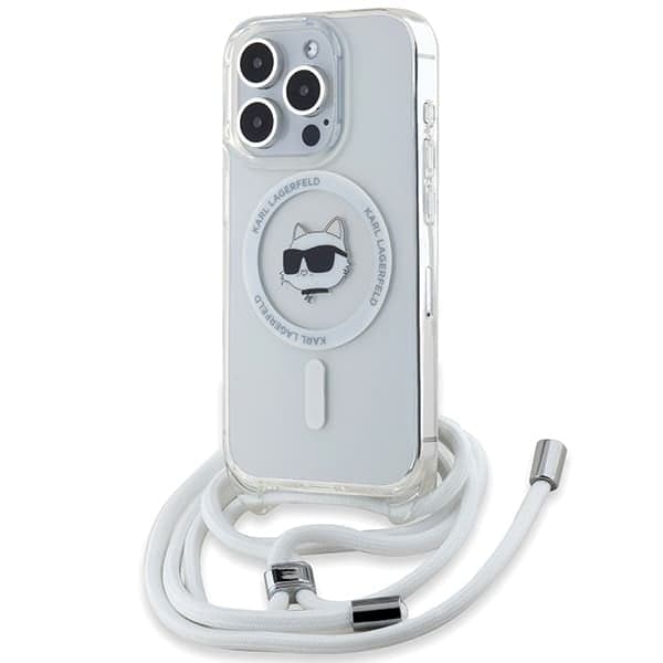 Karl Lagerfeld IML Choupette Head & Cord Magsafe - θήκη για Apple iPhone 13 Pro Max - Διάφανο 1