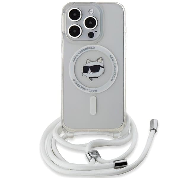 Karl Lagerfeld IML Choupette Head & Cord Magsafe - θήκη για Apple iPhone 13 Pro Max - Διάφανο 2