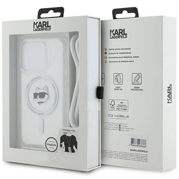 Karl Lagerfeld IML Choupette Head & Cord Magsafe - θήκη για Apple iPhone 13 Pro Max - Διάφανο 7