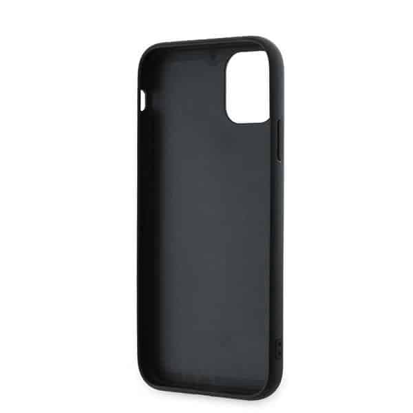 Karl Lagerfeld Diagonal Quilted Script - θήκη για Apple iPhone 11 / XR - Μαύρο 7