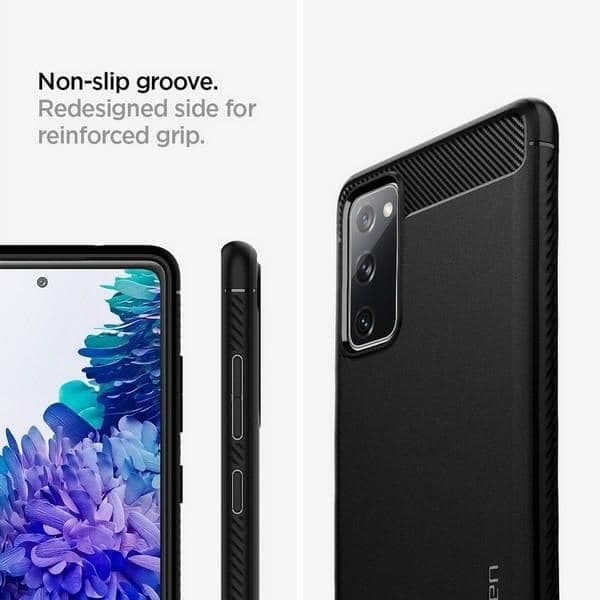 Spigen Rugged Armor - θήκη για Samsung Galaxy S20 FE - Μαύρο 10