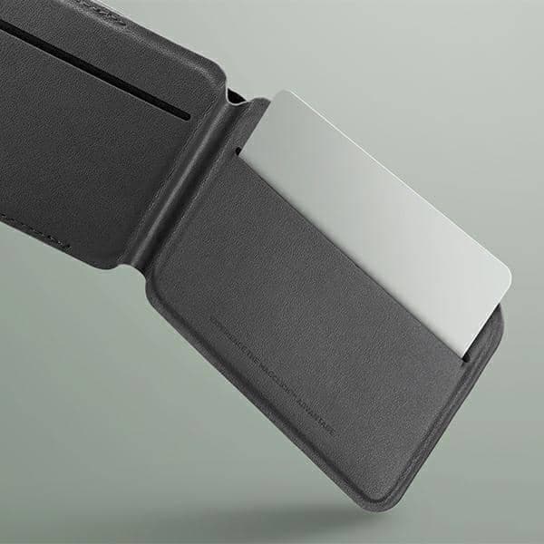 UNIQ Lyden DS μαγνητικό πορτοφόλι RFID και βάση τηλεφώνου καναρινί κίτρινο-σκούρο γκρι 6
