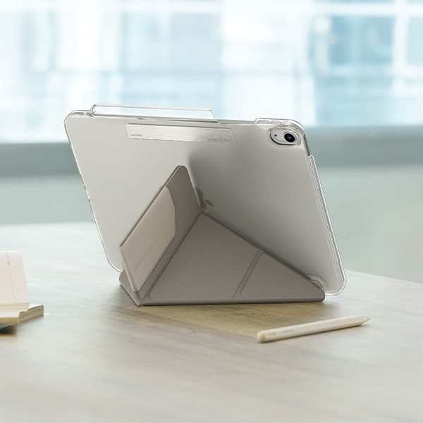UNIQ θήκη Camden Click για iPad Air 11" (2024) ροζ/ροζ χαραυγή 7