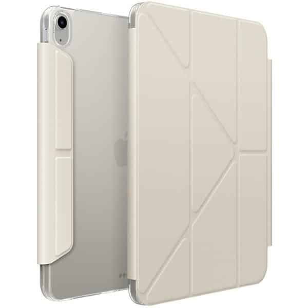 UNIQ θήκη Camden Click για iPad Air 13" (2024) μπεζ/κοκκινωπό