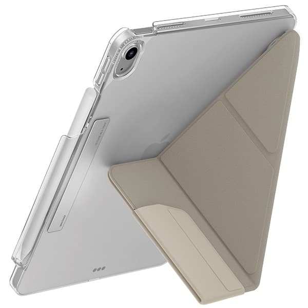 UNIQ θήκη Camden Click για iPad Air 13" (2024) μπεζ/κοκκινωπό 4