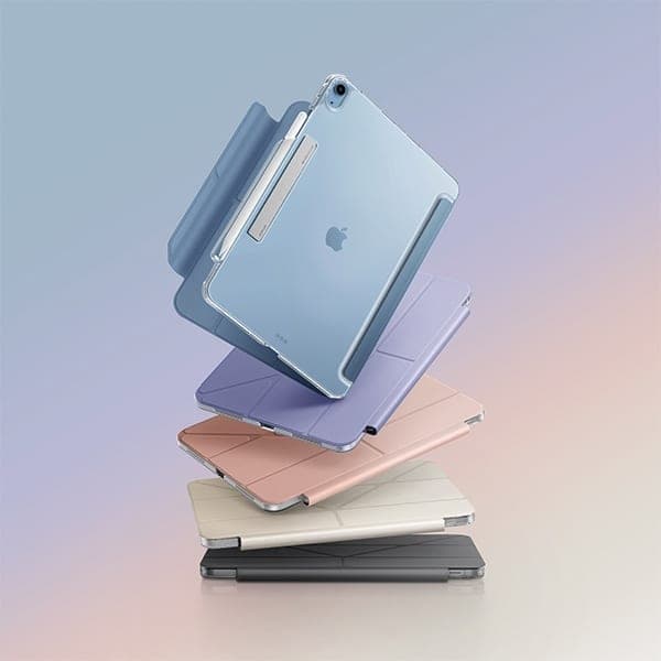 UNIQ θήκη Camden Click για iPad Air 13" (2024) ροζ/ροζ ρουμπίνι 9